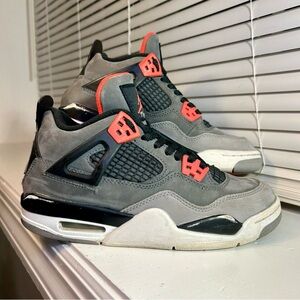 Nike Air Jordan 4 Retro GS Infrared 408452-061 Youth Size 4Y Or Women’s Size 5.5